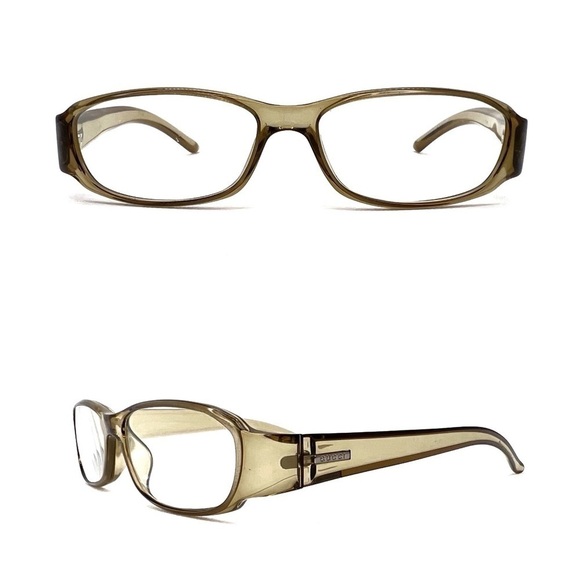 Gucci Eyeglasses Frames Prescription-Ready GG 2499 Optyl Full Rim Rectangle EUC - Picture 1 of 8